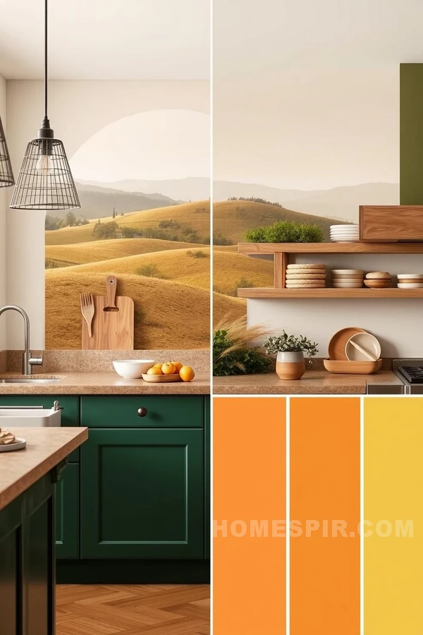 Kitchen Decor Inspired by Tuscan Landscapes