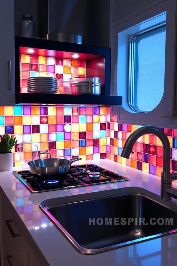 LED Kitchen Tiles for Dynamic Cooking Space