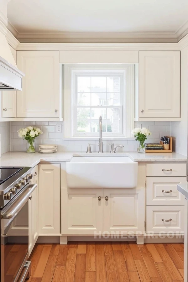 Light and Airy Colonial Kitchen Atmosphere