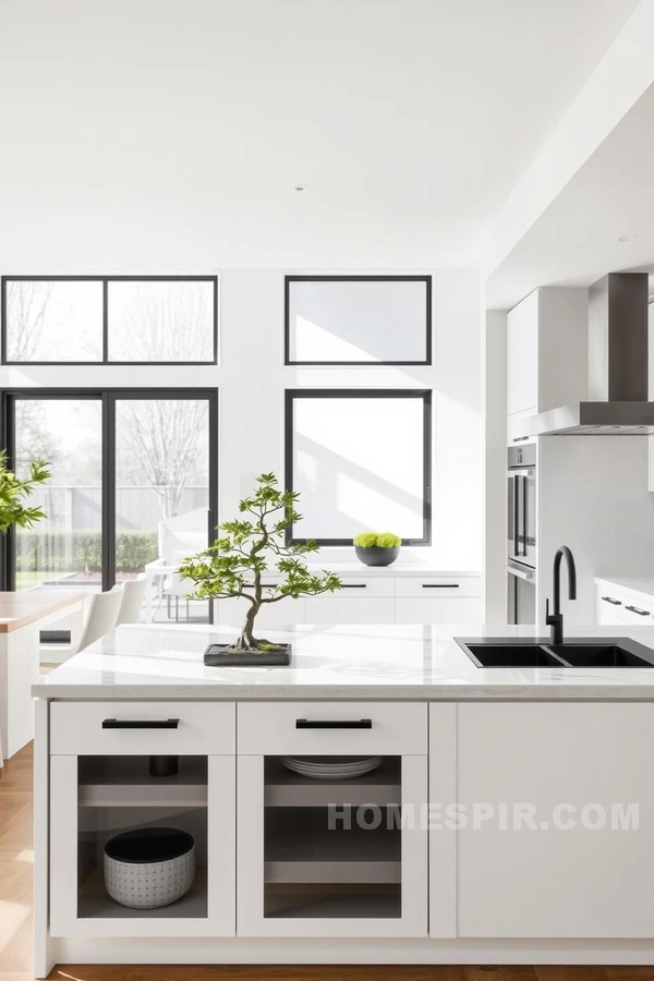 Light-Filled Minimalist Kitchen Concept