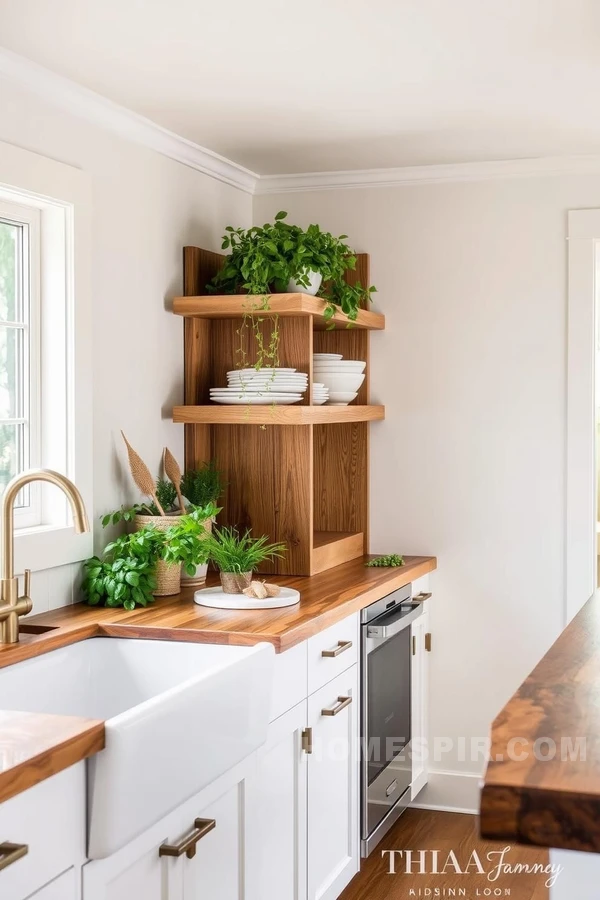 Live Edge Countertops Meet Modern Design