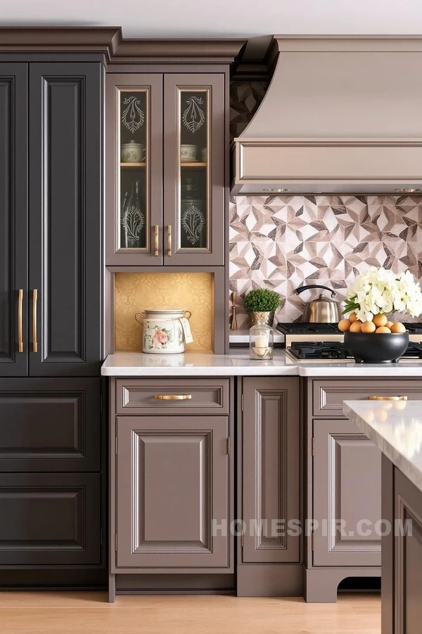 Luxury Handles Highlight Kitchen Elegance