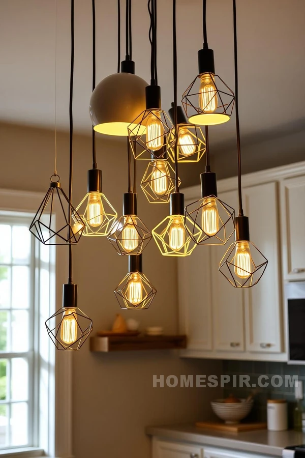 Mathematical Geometry for Elegant Kitchen Lighting