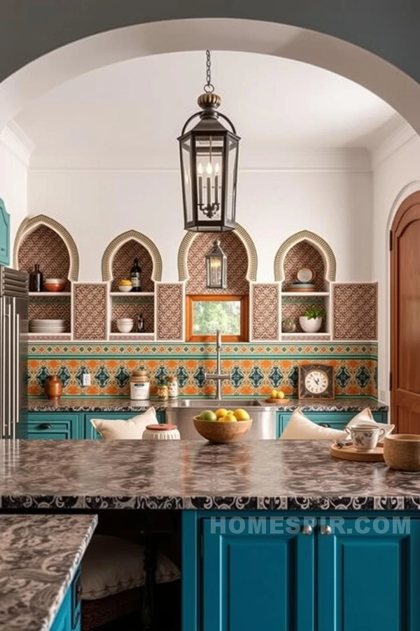 Mediterranean Kitchen with Moroccan Flair