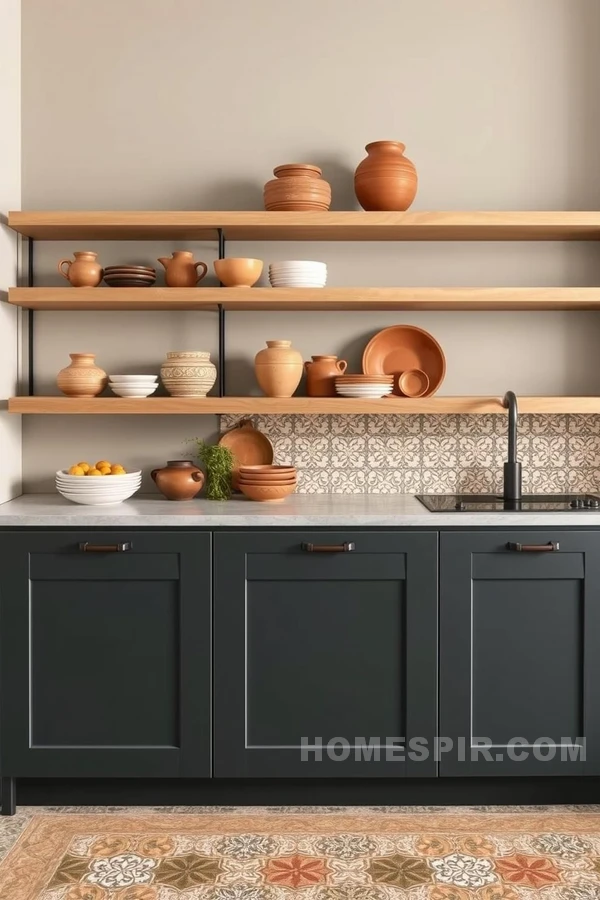 Mediterranean Tile Backsplash in Focus