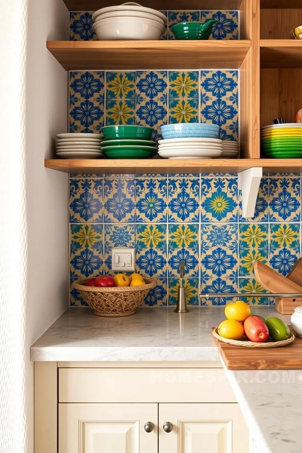 Mediterranean Tile Patterns in Tuscan Decor