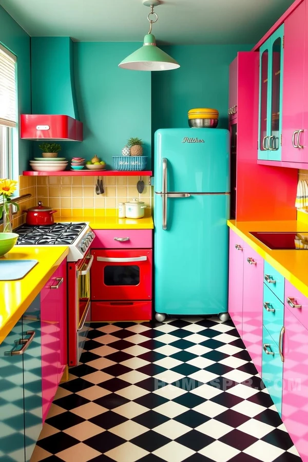 Midcentury Kaleidoscope Kitchen Colors