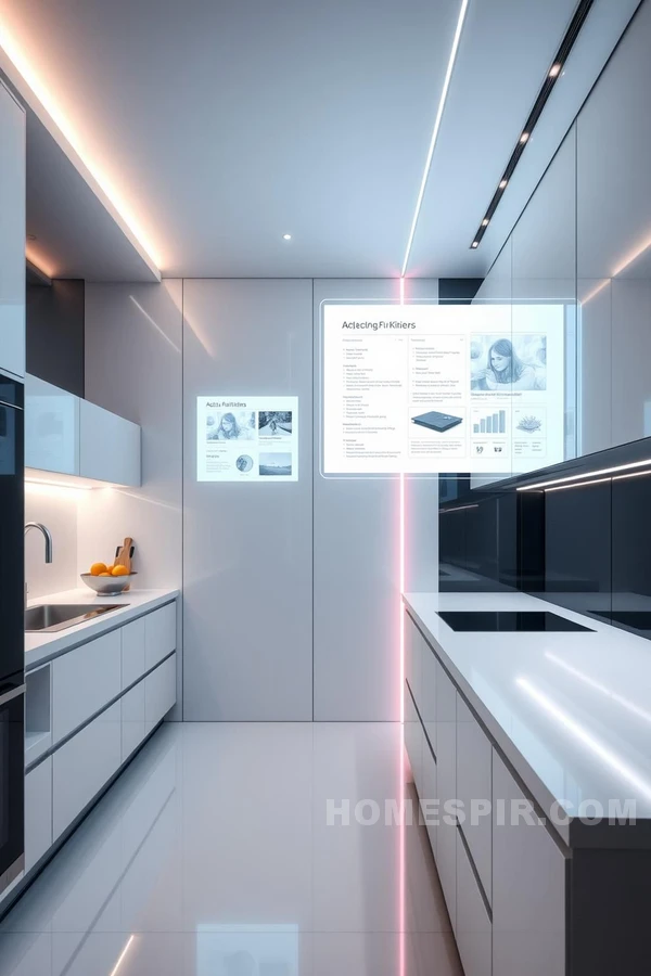 Minimal Design and Hidden Storage in Smart Kitchens