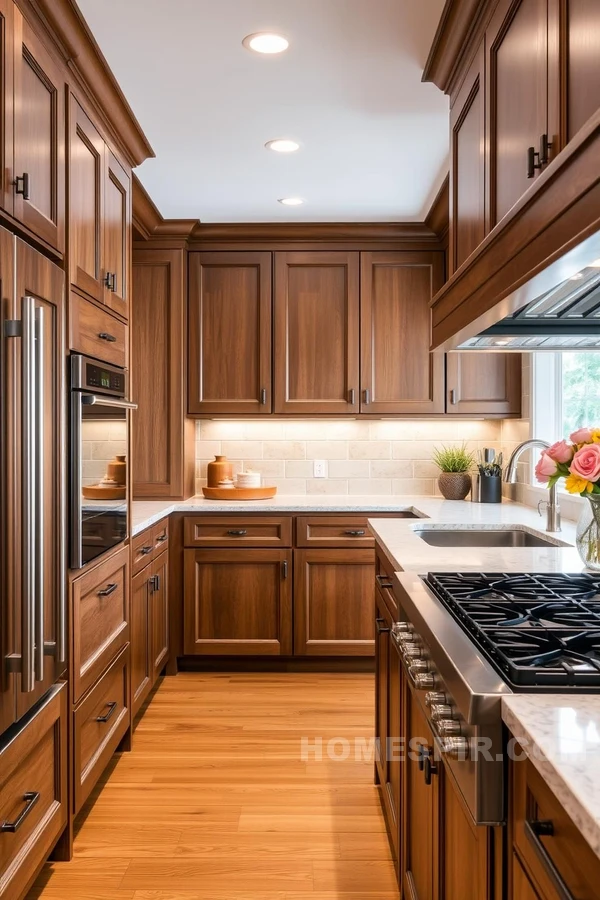 Minimalist Lighting in a Classic Kitchen Design