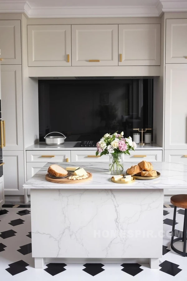 Minimalist Modern Parisian Kitchen Design