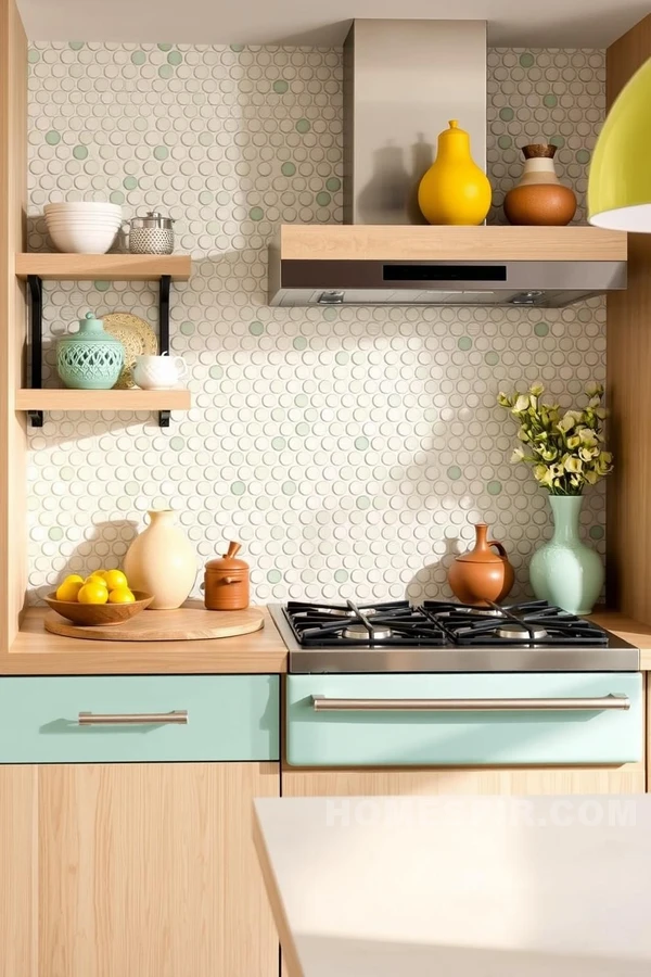 Mint and Lemon Pastel Zen Kitchen Concept