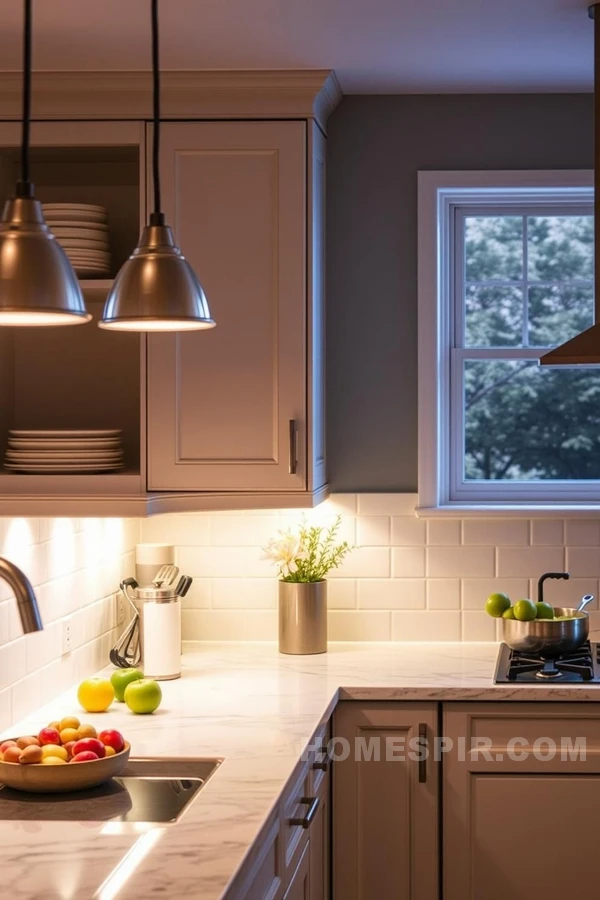 Mobile App Controlled Kitchen Lighting