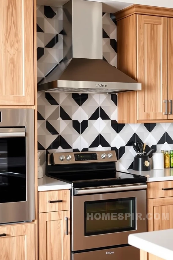 Modern Appliances with Geometric Flair