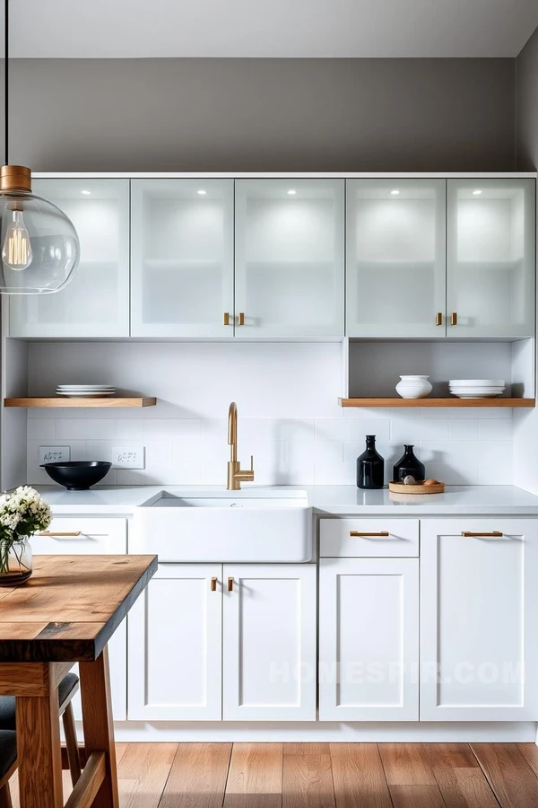 Modern Farmhouse Sink in Tech-Forward Kitchen