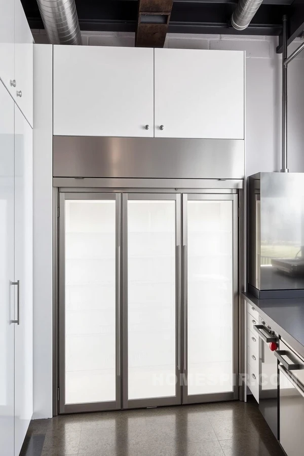 Modern Pantry Functionality with Glass