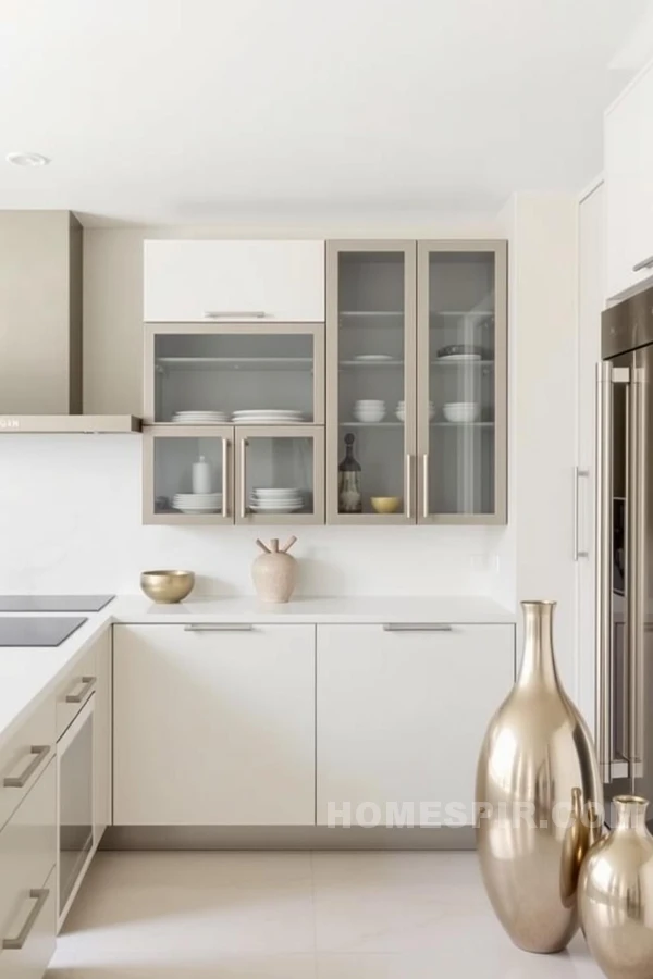 Modern Zen Kitchen with Metallic Elegance