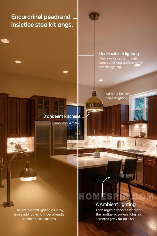 Mood Lighting: Transforming Open Kitchen Spaces