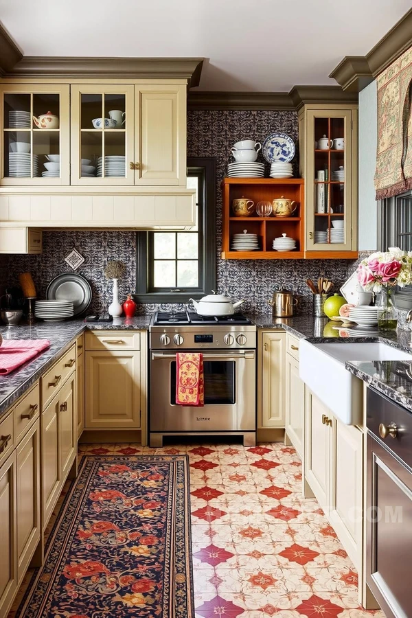 Moroccan and Japanese Styled Victorian Kitchen