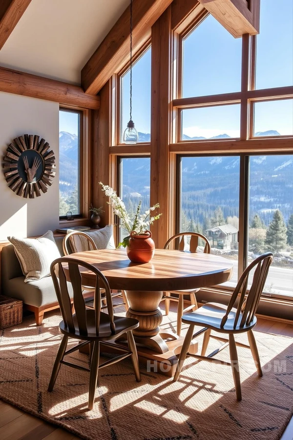 Mountain Horizon from a Kitchen Nook