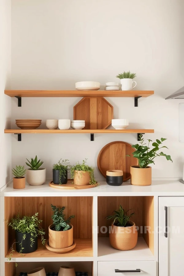 Muted Tones and Organic Textures in Kitchen Design