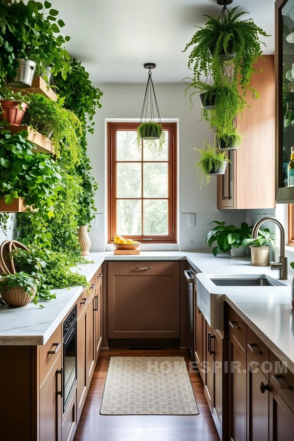 Natural Elements in Eco-Friendly Chic Kitchen