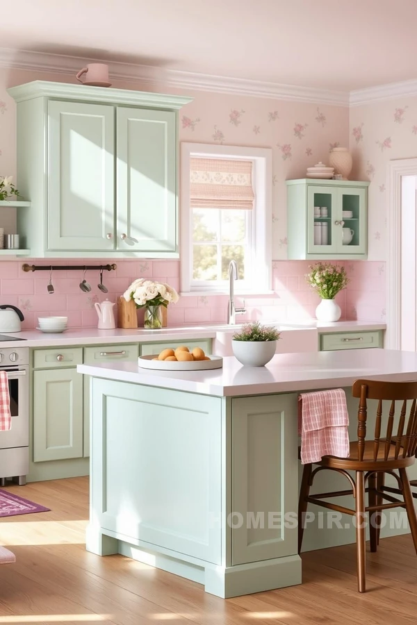 Natural Light Filling Cottage Style Kitchen Space