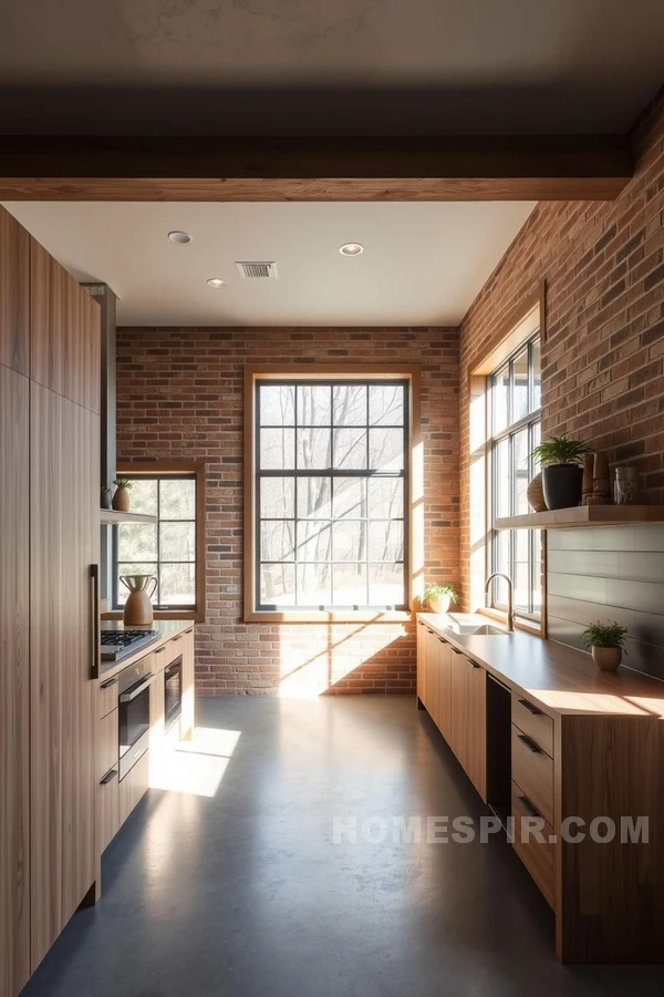 Natural Light Illuminates Textural Kitchen Blend