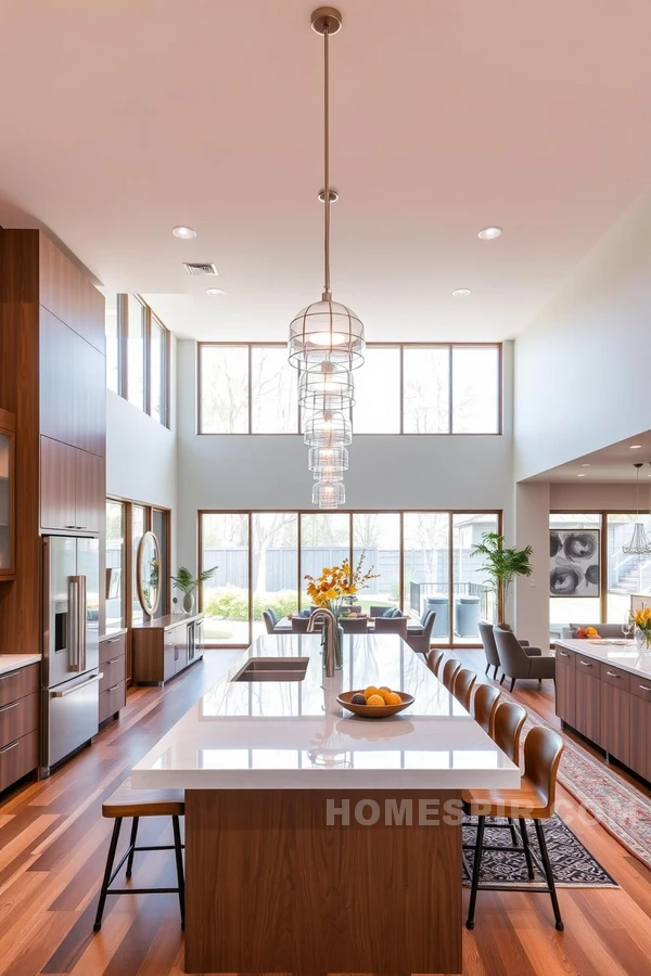 Natural Light in Open-Concept Kitchen