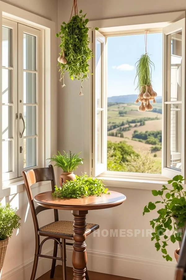 Natural Light in Rustic Kitchen Nook