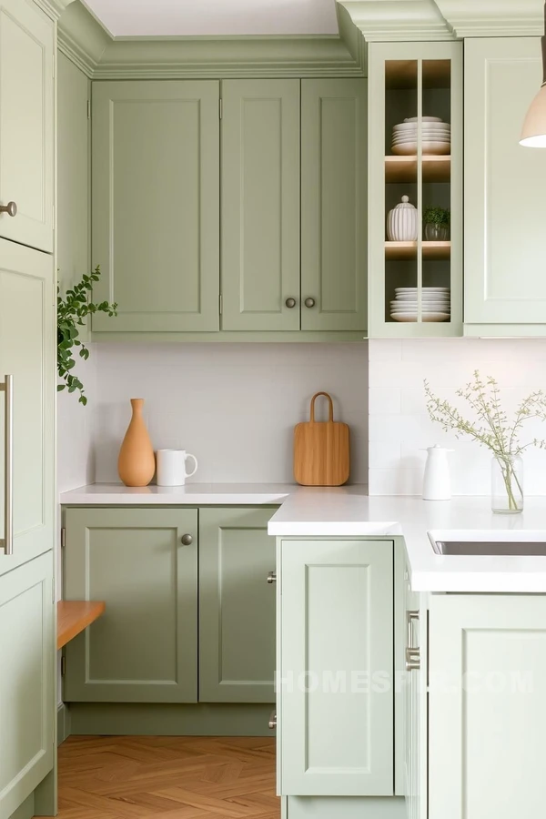 Natural Sage Green Kitchen Inspiration