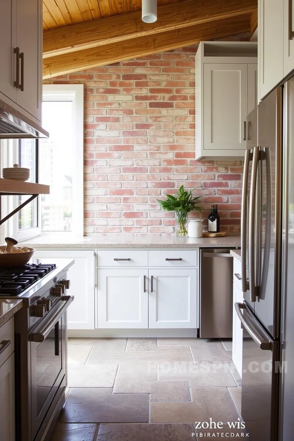 Natural Stone and Bamboo Kitchen Fusion