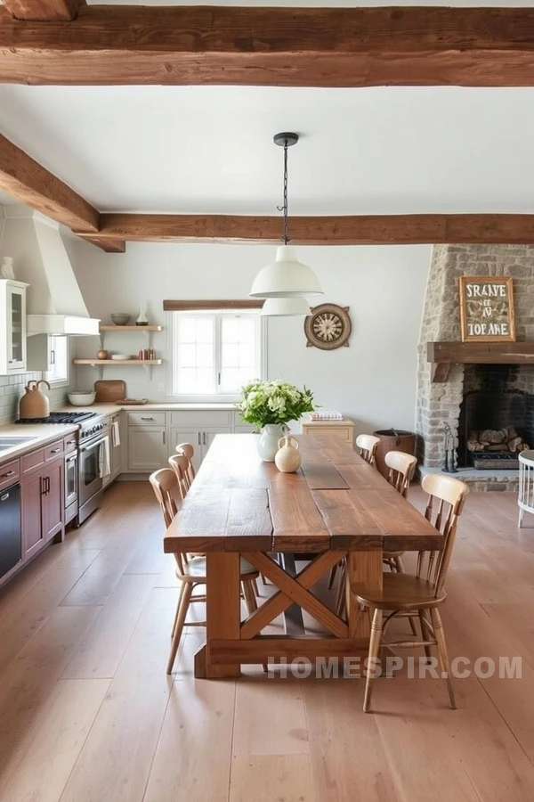 Natural Textures In Cottage Style Kitchens