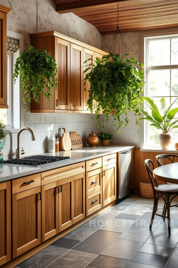 Nature-inspired Chic Kitchen Serenity