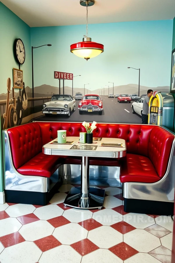 Nostalgic Kitchen Corner with Classic Decor