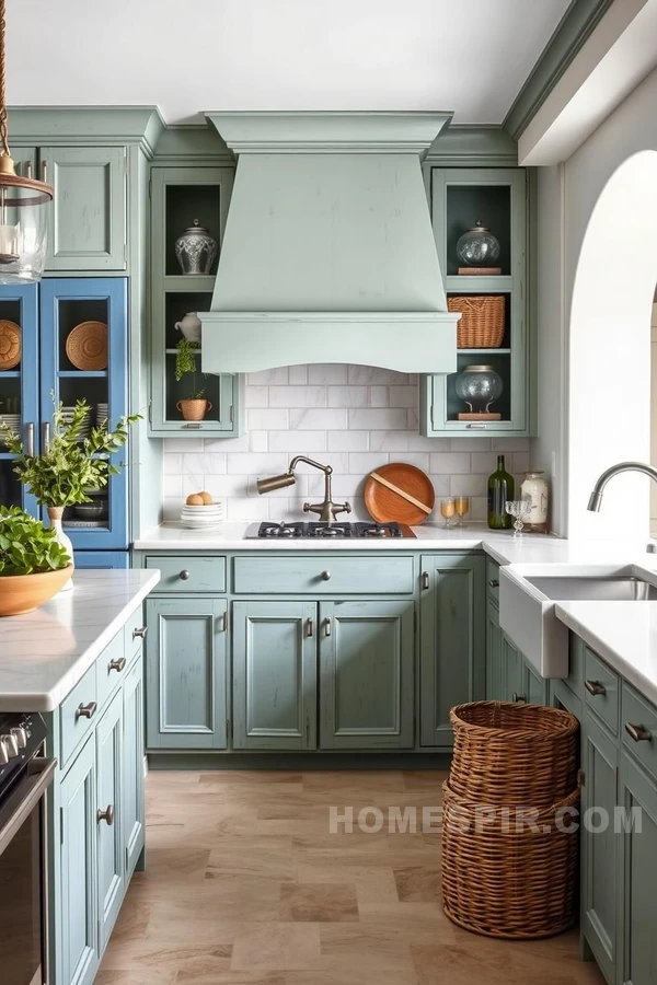 Oceanic Color Schemes in Kitchen Design