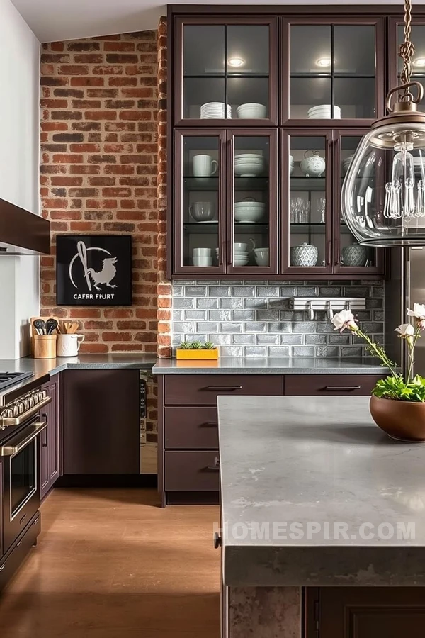 Old Meets New in Transitional Kitchen