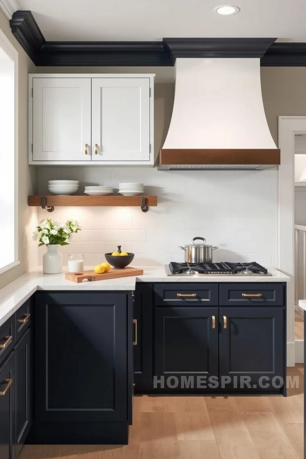 Open Shelves and Hidden Cabinets in Kitchen Design