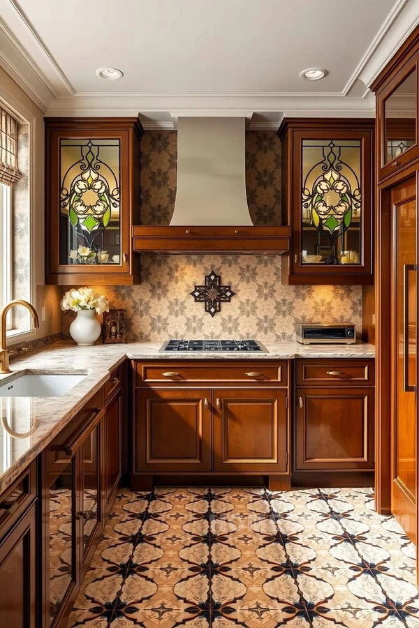 Opulent Art Deco Glam Kitchen Style