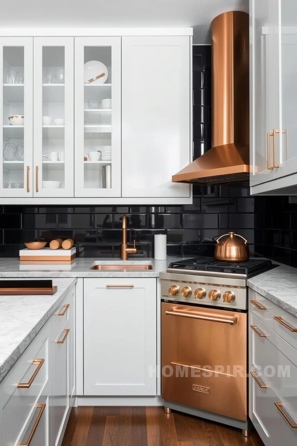 Opulent Metallics Elevating Modern Kitchens