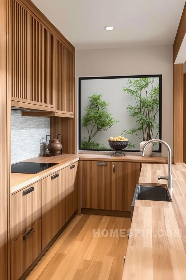 Organic Bamboo Cabinetry and Countertops