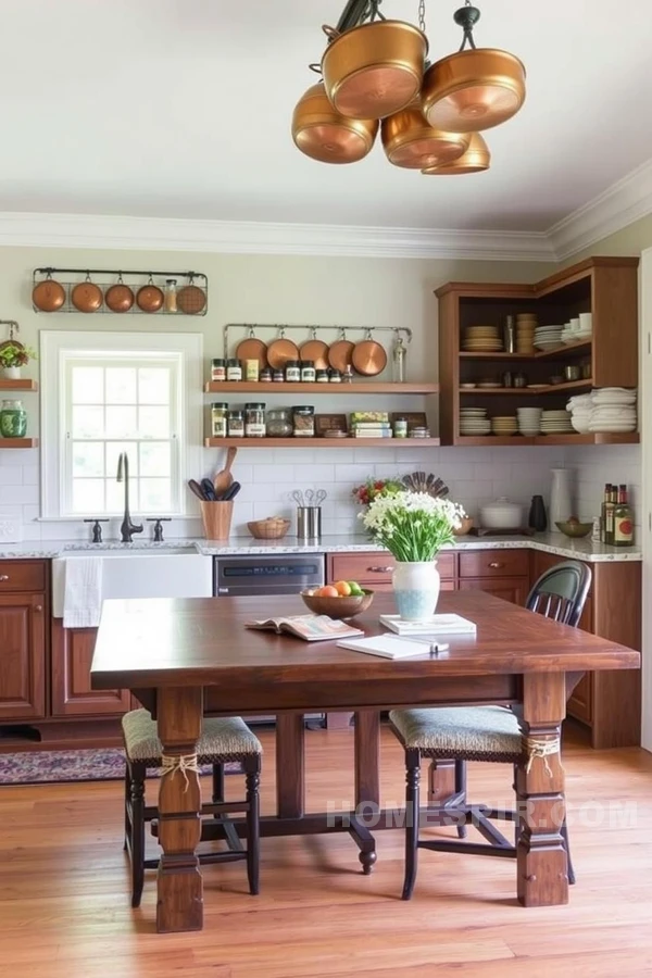 Organized Spice Shelves for Productivity