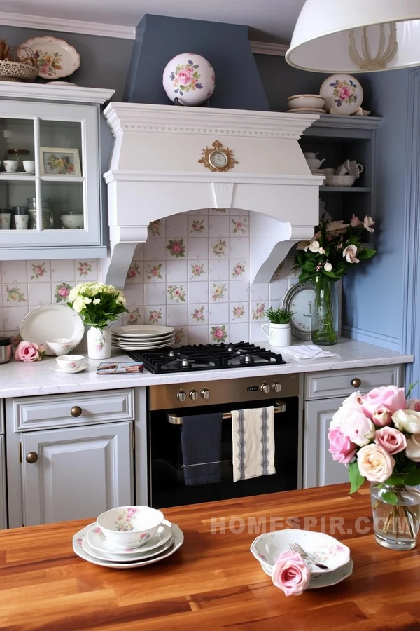 Paris Kitchens with Floral Elegance