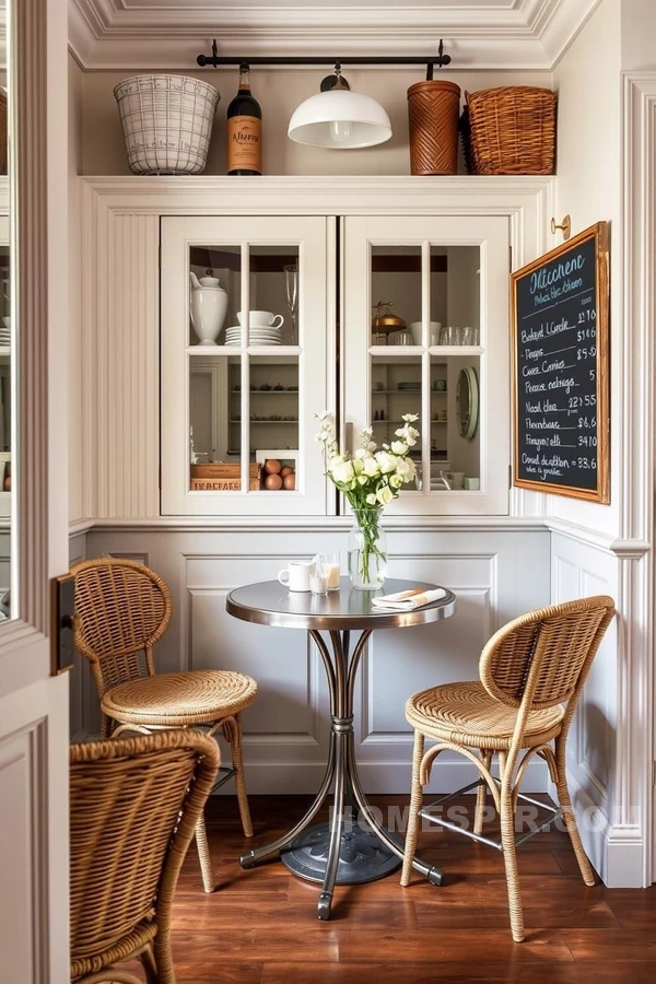 Parisian Cafe Style Kitchen Corner