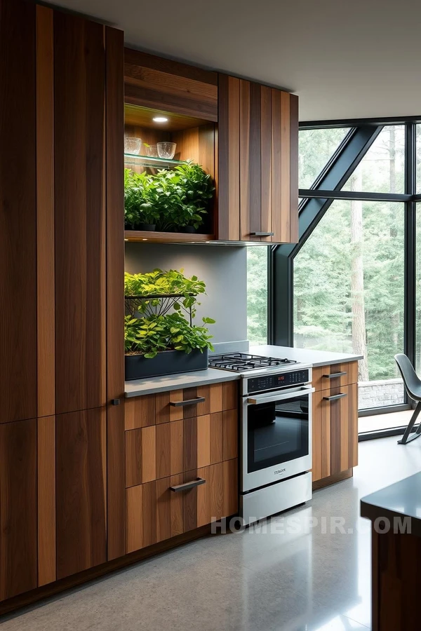 Reclaimed Wood in Eco-Friendly Smart Kitchen