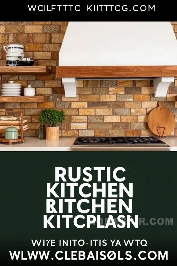 Reclaimed Wood Rustic Backsplash Design