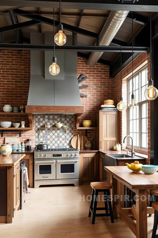 Reclaimed Wooden Cabinets with Artisan Touch