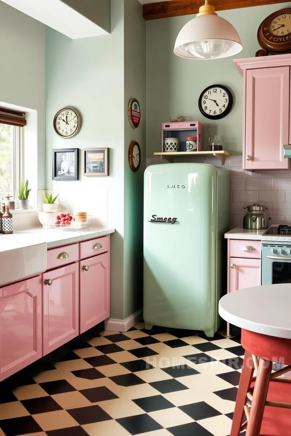 Retro Chic Kitchen Vintage Elements