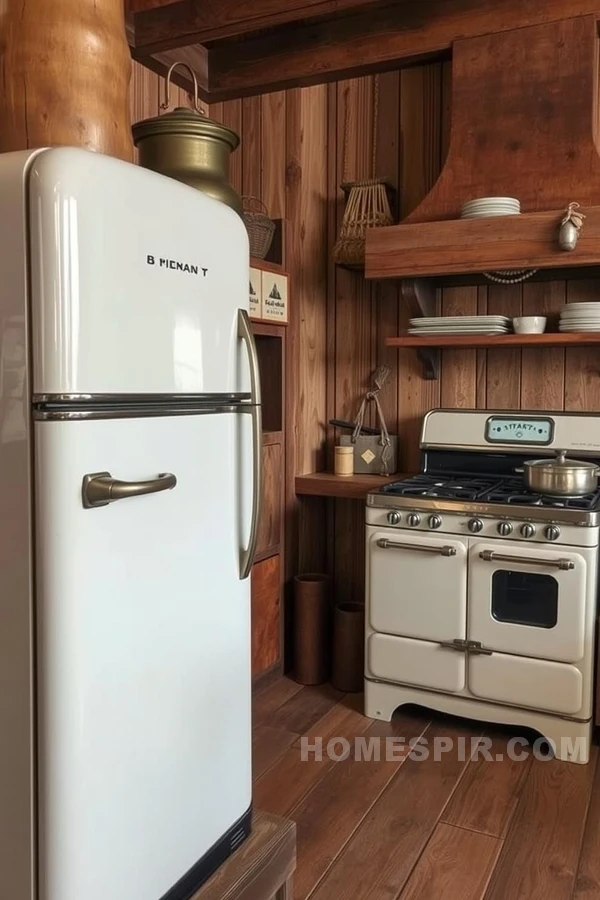 Retro Fridge and Stove Harmony