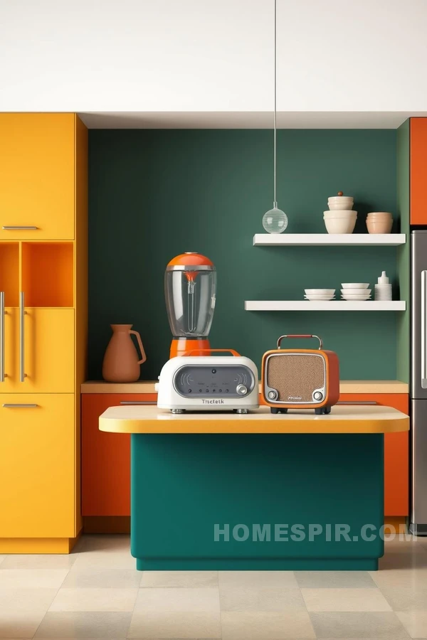 Retro Futuristic Kitchen Appliances