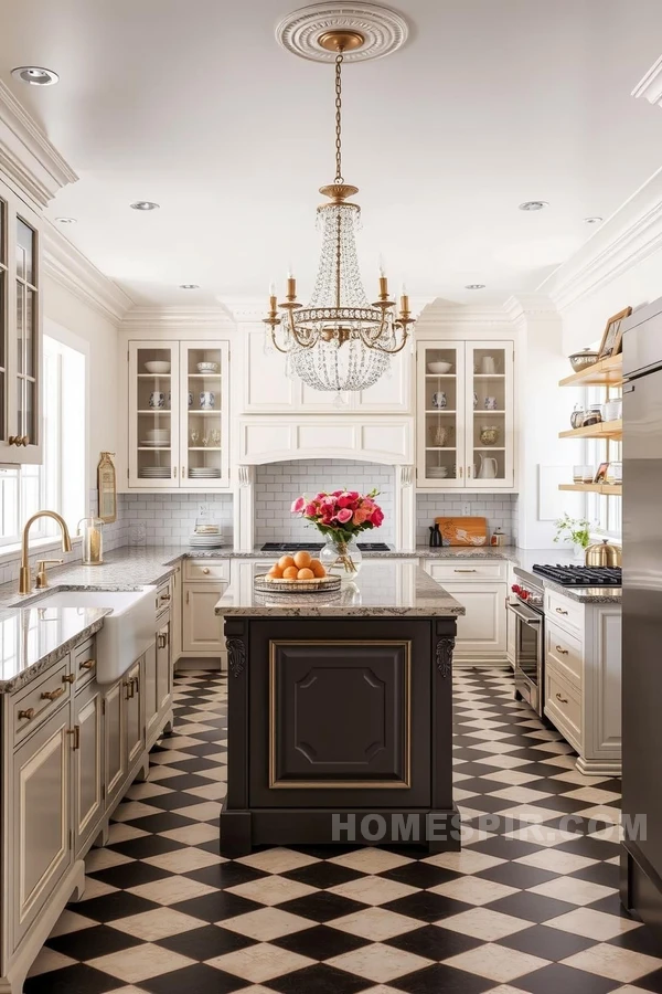 Retro-Inspired Elegant Kitchen Blend